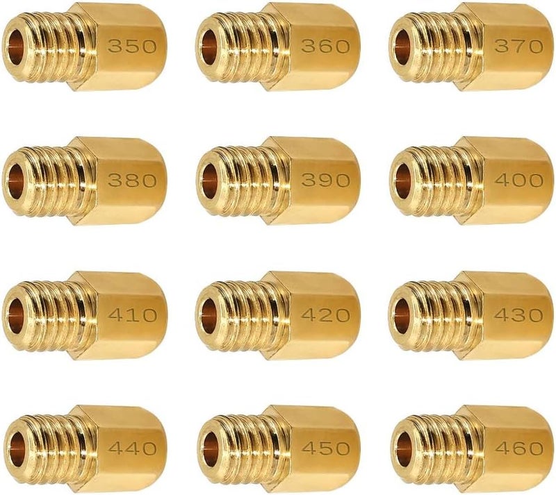 Strongthium Main Jet Kit for Mikuni VM TM Carburetors Large Hex VM4/042 350# ~ 460# - Image 1